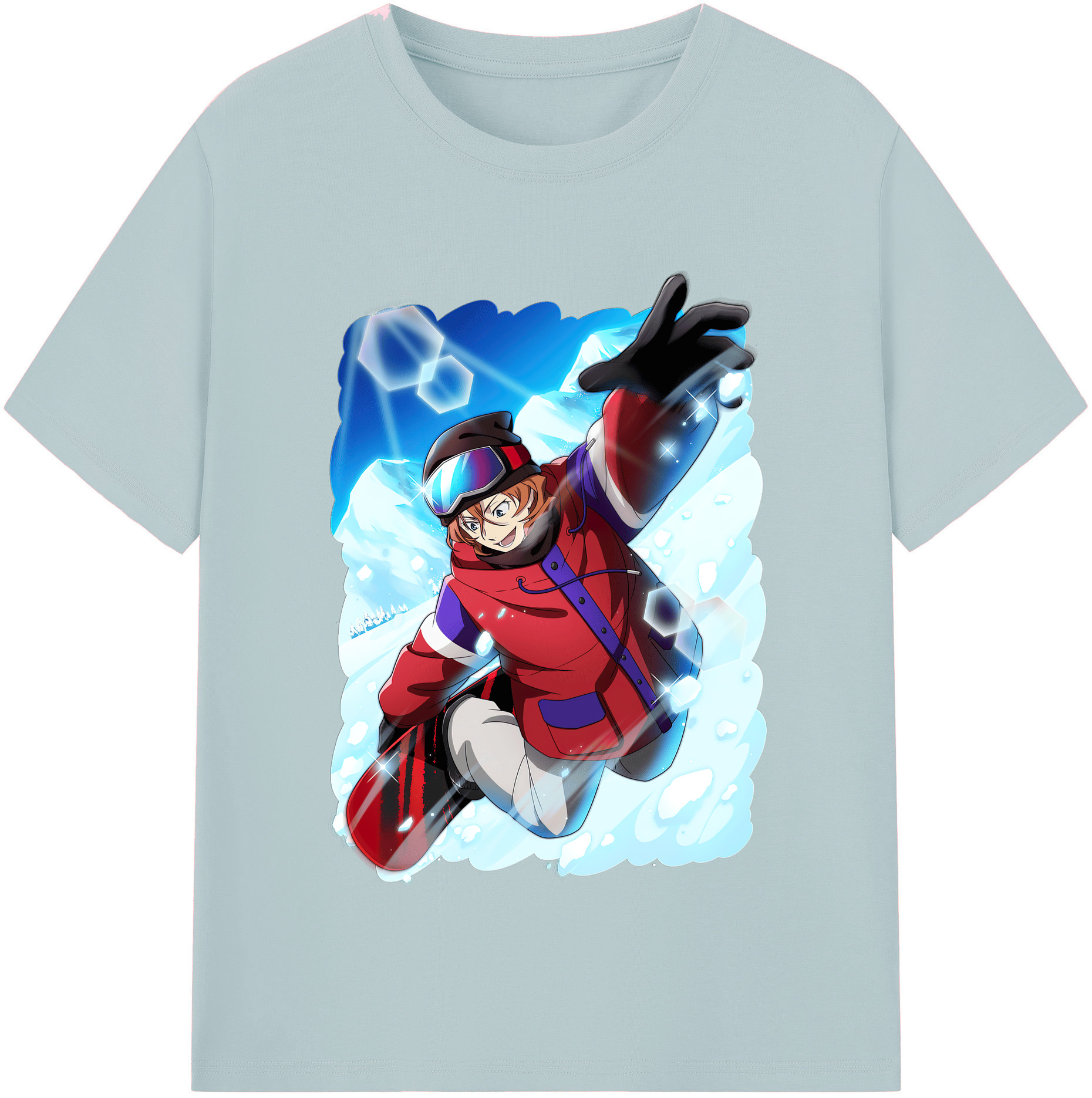 （画像用） 文豪ストレイドッグス Bungo Stray Dogs 綿100％半袖Tシャツ（フロントプリント）